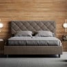 Doppelbett mit Bettkasten 160x190 cm, gepolstertes Design Priya M Lagerbestand