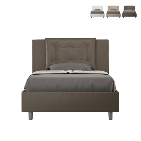 Französisches Bett mit Stauraum 120x190 gepolstert Annalisa P Aktion