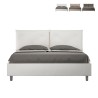 Doppelbett mit Bettkasten 160x190 Kopfteil Kissen Appia M Maße