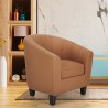 Sessel  Kunstleder Wohnzimmer Büro Design Seashell Soft Verkauf