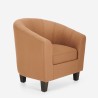 Sessel  Kunstleder Wohnzimmer Büro Design Seashell Soft Angebot