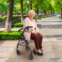 Hazel faltbarer Gehwagen ältere Behinderte Korb Sitz Verkauf
