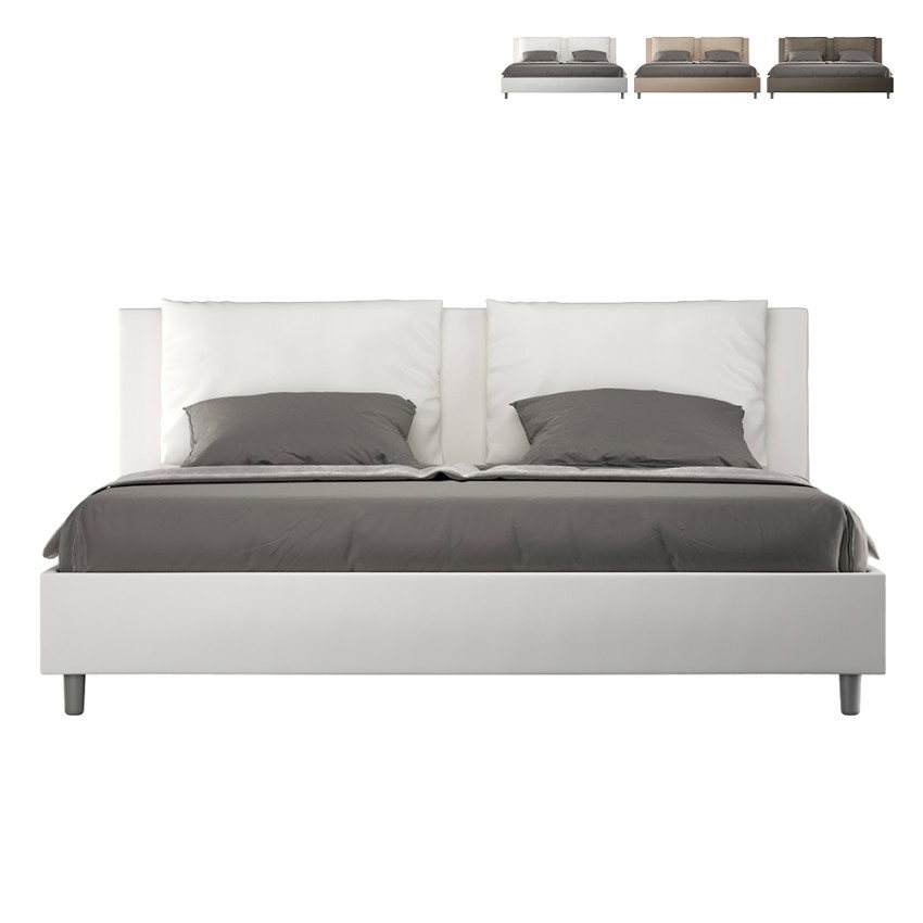King-Size-Polsterbett 180x200 mit Bettkasten Antea K Maße