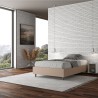 Französisches Polsterbett mit Stauraum 120x190 Halb-Bett Azelia P 