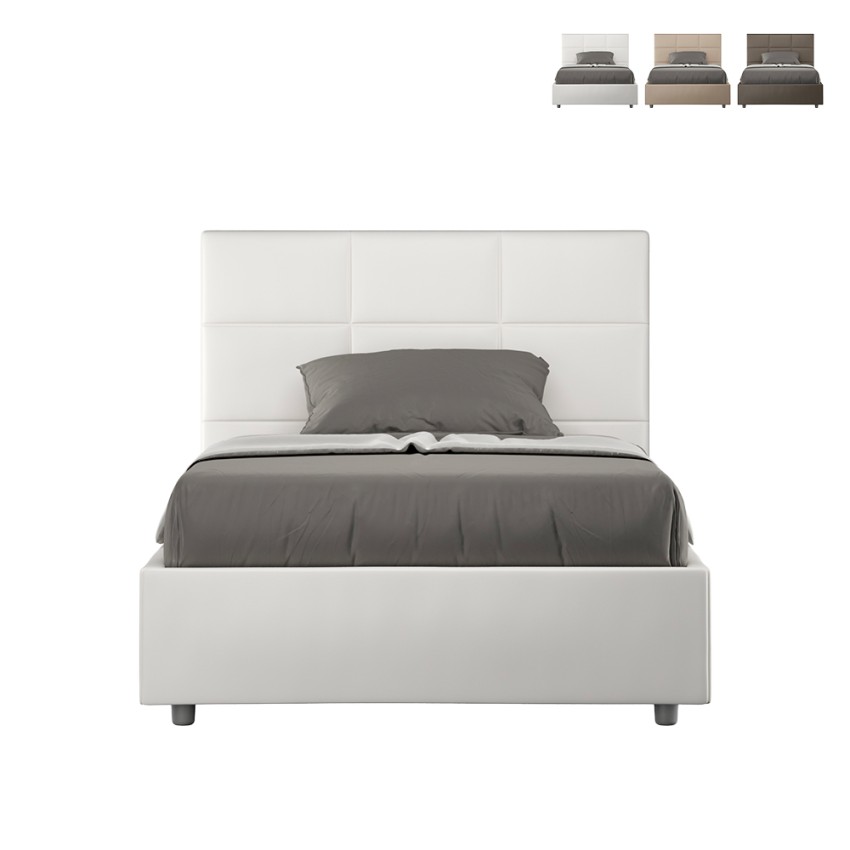 Französisches Doppelbett 140x200 mit Bettkasten, gepolstert Mika F Aktion Französisches Doppelbett 140x200 mit Bettkasten, gepolstert Mika F Aktion