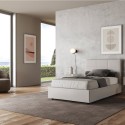 Französisches Doppelbett 140x200 mit Bettkasten, gepolstert Mika F Rabatte