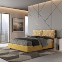 Polsterbett mit Bettkasten 160x190 Stoff Mados Giada Agata 