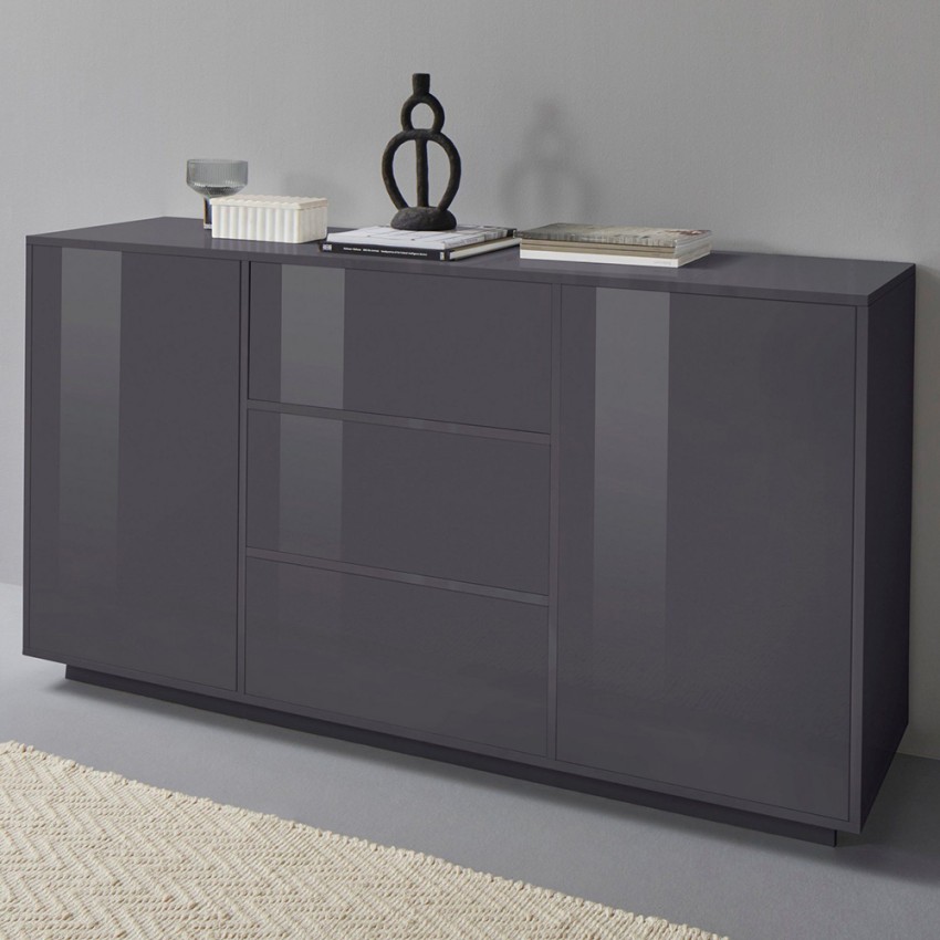 Moderne Design-Anrichte Wohnzimmerschrank 160cm Buffet Carat Report Aktion