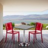 Schwarz Quadratisch Tisch und 2 Stühle Farbiges Polypropylen-Innenmastenset Grand Soleil B-Side Phantom Rabatte