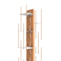Vertikale Spalte Bücherregal h150cm Holz 10 Fachböden Zia Veronica MH Kosten