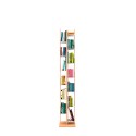 Vertikale Spalte Bücherregal h150cm Holz 10 Fachböden Zia Veronica MH Eigenschaften