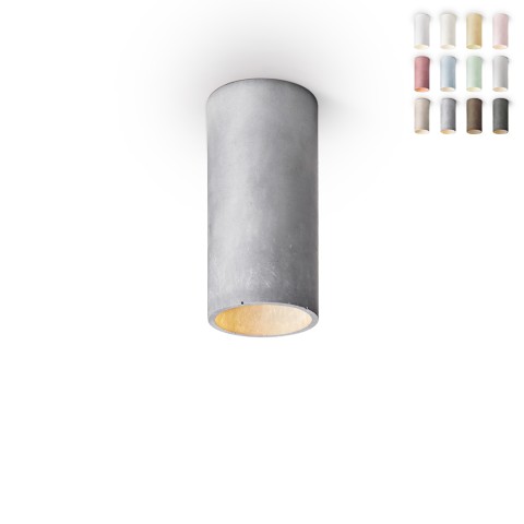 Decke Spot-Lampe Zylinder suspendiert 13cm modernes Design Cromia Aktion