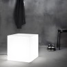 Leuchtender Ausstellungswürfel Icekub - Pouf, Beistelltisch für Bar & Garten Modell