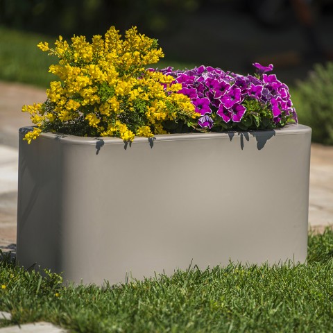 Moderner Pflanzkübel h35 für Pflanzen und Blumen im Garten oder auf der Terrasse - Blog Aktion