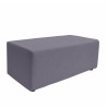 Rechteckiger Pouf für Warteraum, modulares Design, gepolstert, Stoff, Traveller Kosten