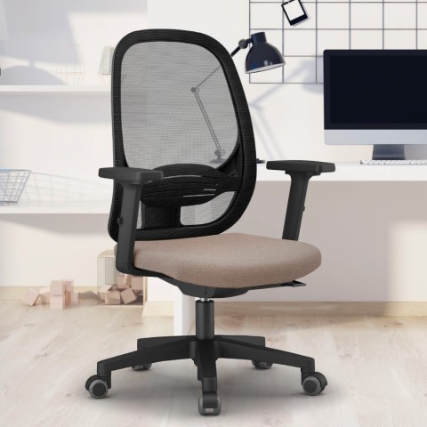 Home Office Bürostuhl Ergonomisch Sessel Atmungsaktiv Mesh Easy T