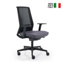 Ergonomischer Bürostuhl Design grau atmungsaktives Netz Blow G Verkauf