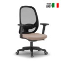 Ergonomischer Bürostuhl mit atmungsaktivem Netz für Smart Working Easy T Verkauf