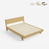 Doppelbett 160x200cm modernes Design mit Lattenrost und Kopfkissen Rust King Kauf
