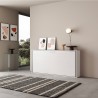 Horizontales Klappbett Einzelbett weiß 85x185cm Lattenrost Kando BF Rabatte
