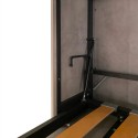 Klappbares horizontal graues Etagenbett 85x185cm Kando 2CM Katalog