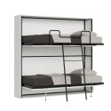 Klappbares Etagenbett mit zwei Matratzen 85x185cm Kando 2MBF Angebot