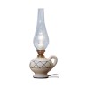 Tischlampe aus Glas und Keramik, klassisches Vintage-Design Pompei TA Angebot