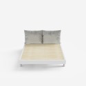 Doppelbett 160x190cm im modernen Design mit Lattenrost und Kissen Rust Preis