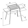 Professioneller tragbarer Holzkohlegrill aus Edelstahl Etna Katalog