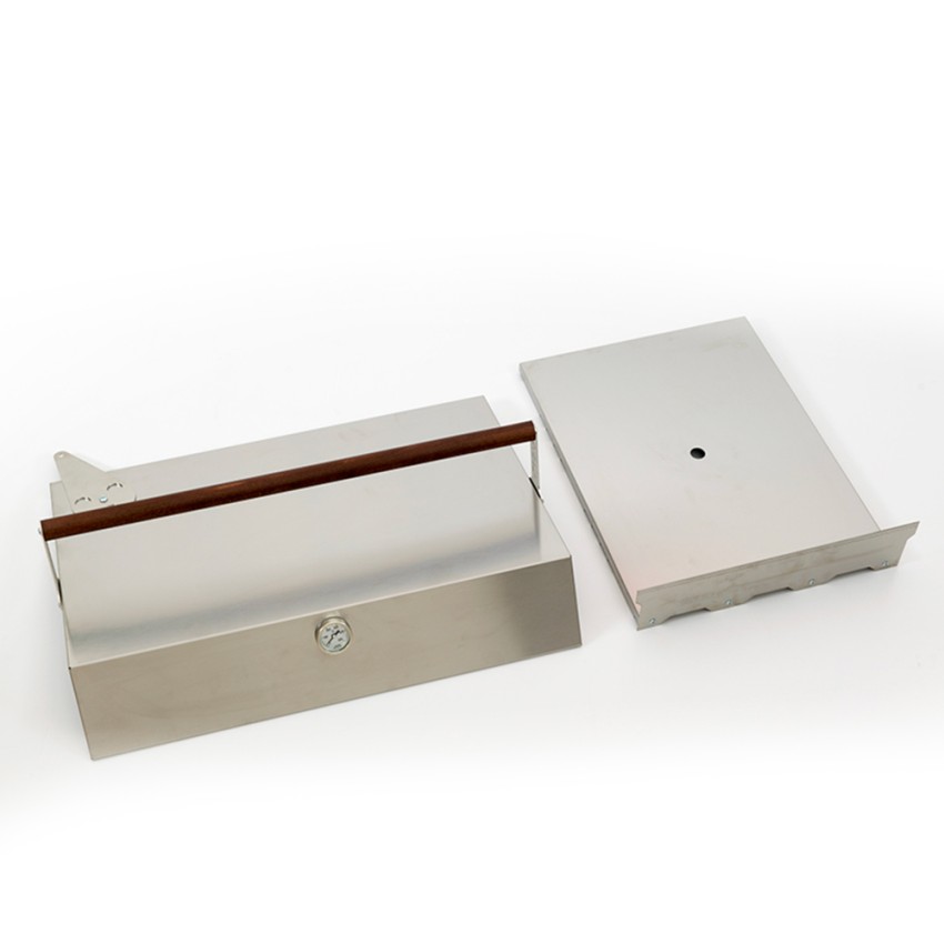 Grill-Set für indirektes Kochen, Holzkohlegrill aus Edelstahl, Etna Aktion Grill-Set für indirektes Kochen, Holzkohlegrill aus Edelstahl, Etna Aktion