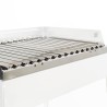 Fettauffanggrill Edelstahl für Holzkohlegrill Fleisch 60x40cm Etna Lagerbestand