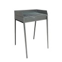 Tragbarer Holzkohlegrill aus Eisen 60x40cm Vesuvio Aktion