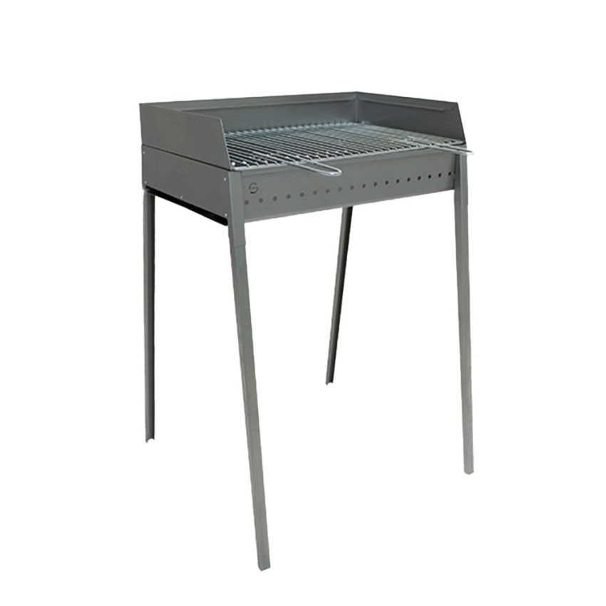 Tragbarer Holzkohlegrill aus Eisen 60x40cm Vesuvio Aktion