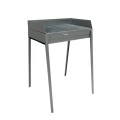 Tragbarer Holzkohlegrill aus Eisen 60x40cm Vesuvio Aktion