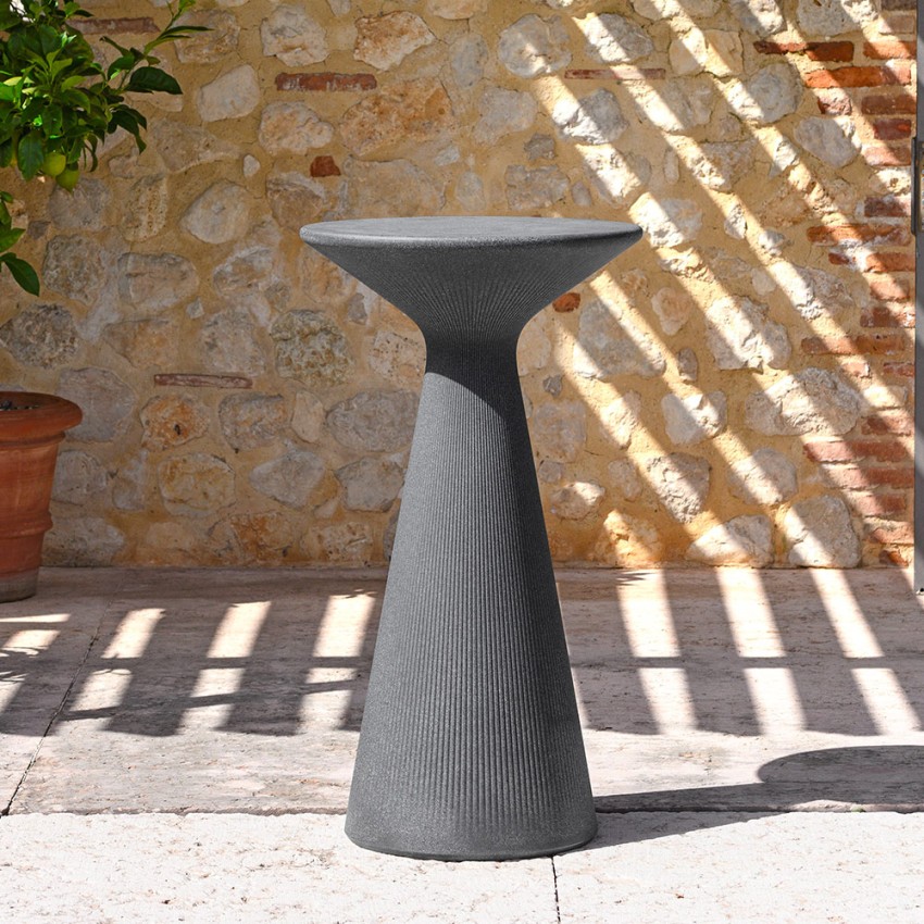 Runder Stehtisch für Barhocker 110cm Polyethylen Design Fade T2-H Aktion Runder Stehtisch für Barhocker 110cm Polyethylen Design Fade T2-H Aktion