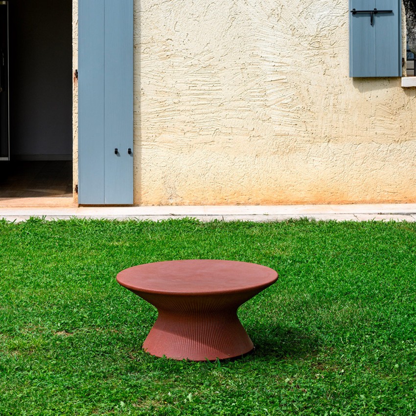 Runder Couchtisch modernes Design Terrasse Garten Fade T1-C Aktion