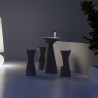 Runder Tisch 111cm für Außensitzhocker, modernes Design Fade T2-H Plus 