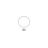 Runder Gartentisch Outdoor Terrasse Modernes Design Fura T1-DR 