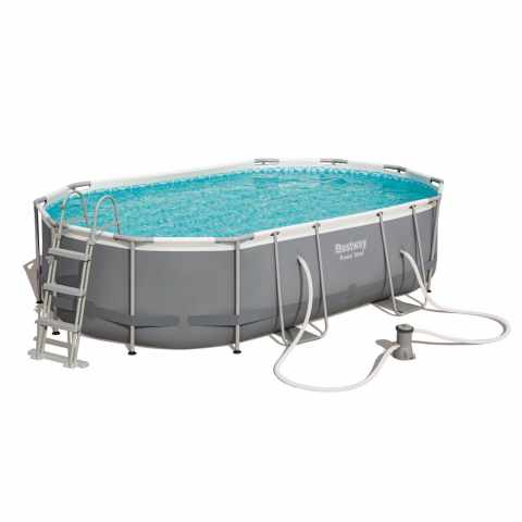 Bestway Aufstellbecken 56448 Ovalrahmen 488x305x107cm Aktion
