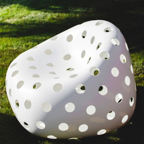 Airball modernes Design perforiert draußen Garten Terrasse Sessel Aktion