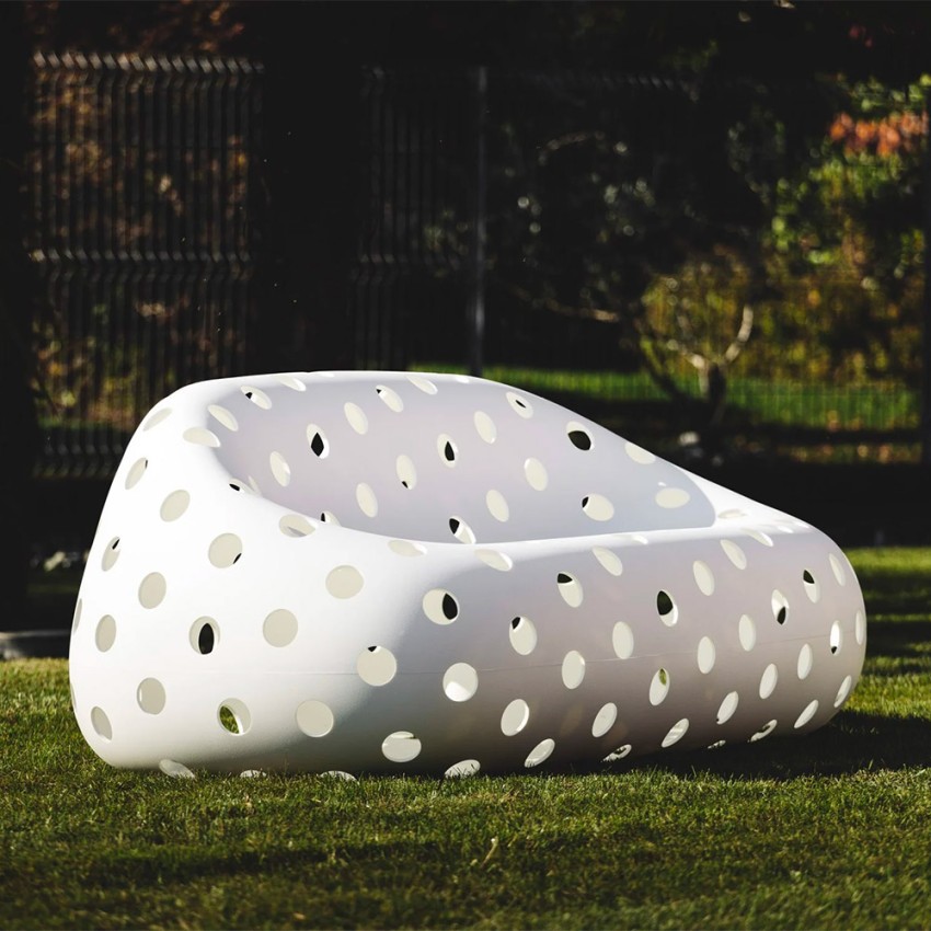 Moderner Outdoor-Zweisitzer für Garten und Terrasse Airball Aktion Moderner Outdoor-Zweisitzer für Garten und Terrasse Airball Aktion