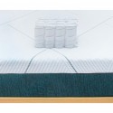 Veradea Hybrid Matratze, Taschenfedern und Memory Foam, 25cm, 120x190cm, französische Größe Modell