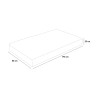 Veradea Einzelmatratze Taschenfederkern Memory Foam 25cm 80x190cm Hybrid Preis