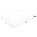 Veradea Hybrid Matratze, Taschenfedern und Memory Foam, 25cm, 120x190cm, französische Größe Preis