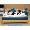 Einzelmatratze mit Taschenfedern und Memory Foam Topper 28cm 80x190cm Hybrid TOP Veradea Maße