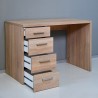 Bürotisch Arbeitszimmer 4 Schubladen modernes Design Holz KimDesk Modell