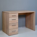 Bürotisch Arbeitszimmer 4 Schubladen modernes Design Holz KimDesk Eigenschaften