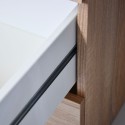 Bürotisch Arbeitszimmer 4 Schubladen modernes Design Holz KimDesk Sales