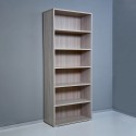 Bücherregal Holz 6 Fächer verstellbare Regale modernes Büro Kbook 6OP Auswahl