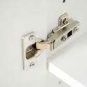 Mehrzweckschrank Wohnzimmer 5 Fächer modernes Design weiß KimSpace 5WS Eigenschaften